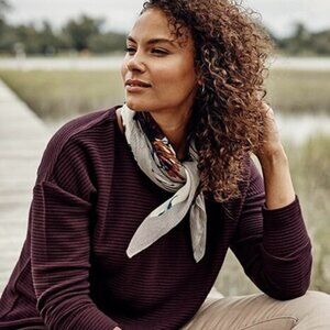 J. Jill Ribbed Ottoman Sweater